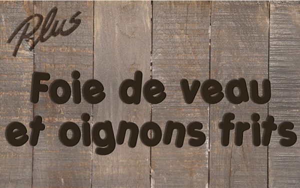 Foie de veau oignons frits