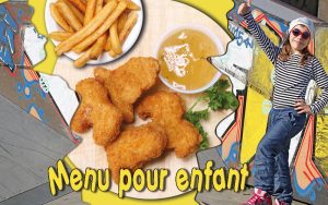 Menu enfants Croquettes de poulet