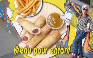 Menu enfants Saucisses Plussino